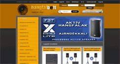 Desktop Screenshot of hangfalbolt.hu